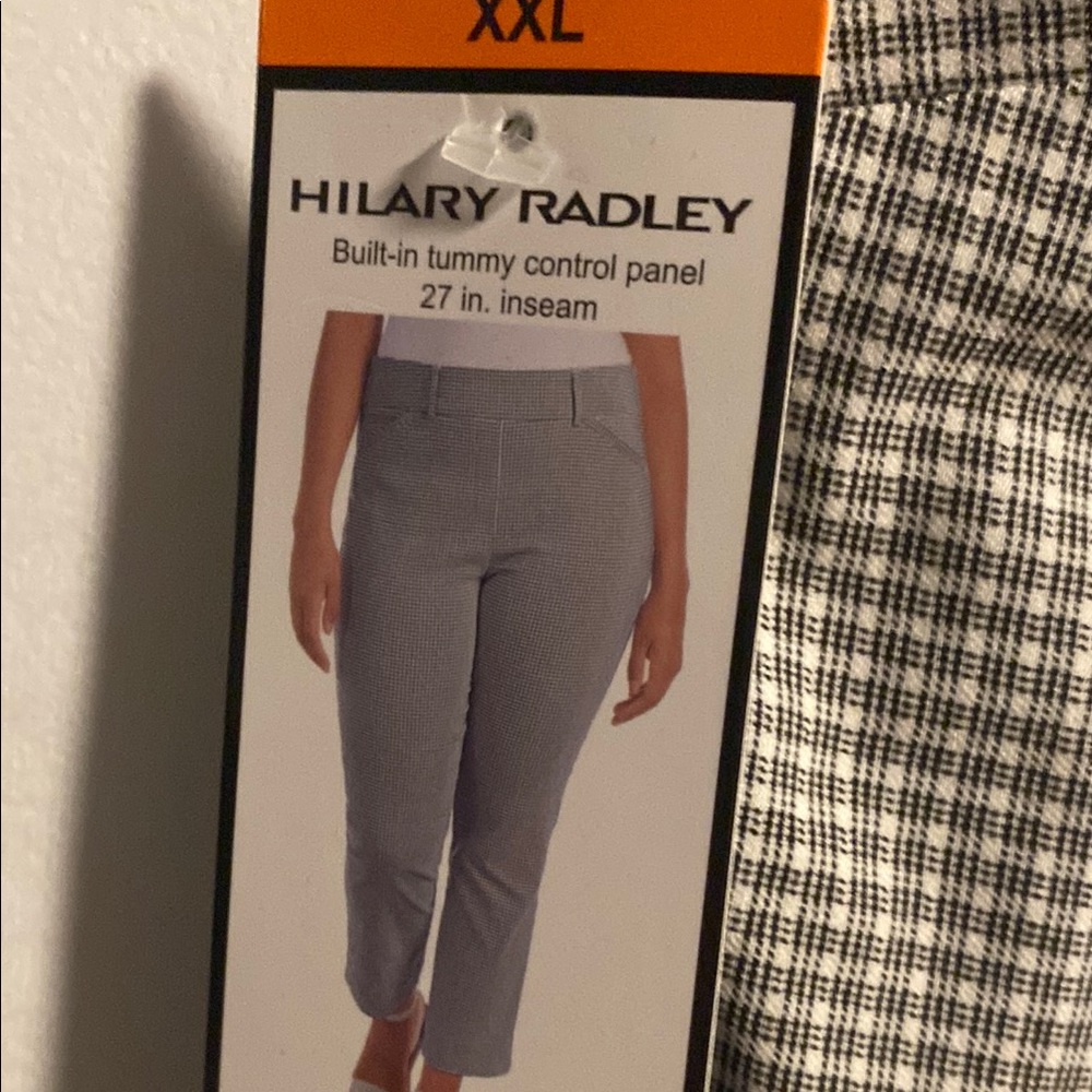 Hilary Radley Black and White Checkered Pants - Picture 3 of 7
